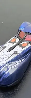 Hot Wheels Phantastique Skeletor 1999 Masters Ofthe Universe Azul Oscuro — Decoración vintage, años 90s