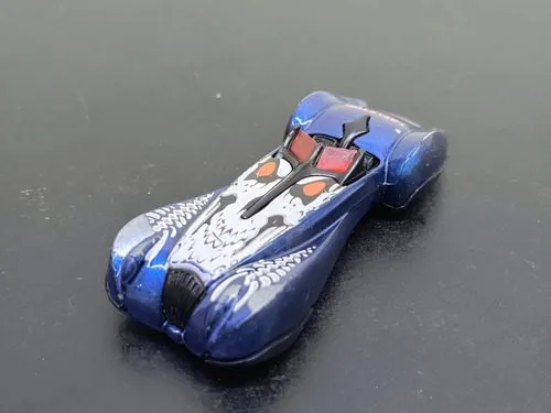 Hot Wheels Phantastique Skeletor 1999 Masters Ofthe Universe Azul Oscuro — Decoración vintage, años 90s
