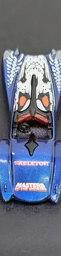 Hot Wheels Phantastique Skeletor 1999 Masters Ofthe Universe Azul Oscuro — Decoración vintage, años 90s (foto 8)