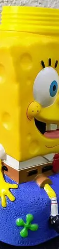 Vaso Bob Esponja Universal Studios 2002 Viacom Original Amarillo — Coleccionables vintage, años NOW (foto 3)