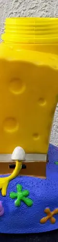 Vaso Bob Esponja Universal Studios 2002 Viacom Original Amarillo — Coleccionables vintage, años NOW (foto 6)
