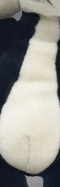 Peluche Gato Silvestre Looney Tunes Vintage Con Detalle 40cm Negro Con Blanco — Coleccionables vintage, años 90s (foto 3)