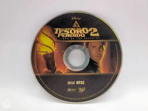 Dvd La Leyenda Del Tesoro Perdido 2 Disney Solo Disco Orig — Video vintage, años NOW