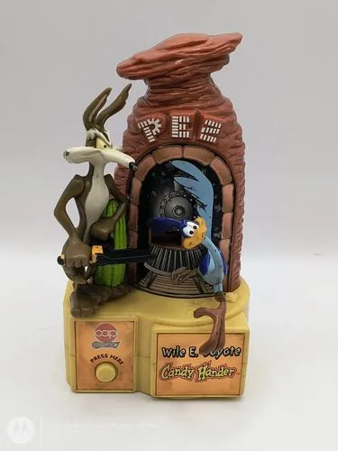 Figura Vintage Coyote Y Corre Caminos 1998 Looney Tunes Pez