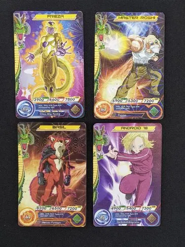 Lote Tarjetas Dragon Ball Super De Colección 4-pack Original
