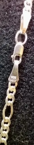Cadena Tipo Cartier En Plata Fina .925 10.9grs 65cm 3mm Plateado Plateado — Coleccionables vintage, años NOW (foto 5)