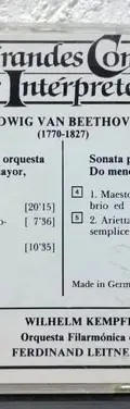 Cd Grandes Compositores E Interpretes Beethoven 2da Serie  Estándar — Audio vintage, años 90s (foto 3)