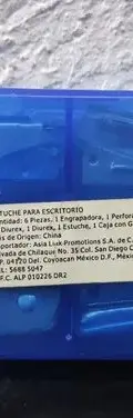 Set Engrapadoras Mini Promocional En Caja Usado  Azul — Coleccionables vintage (foto 3)