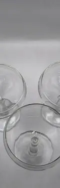 Set 5 Copas Tipo Coupé Cristal Antiguas Sidra/champagne 70's Transparente — Decoración vintage, años 70s (foto 5)