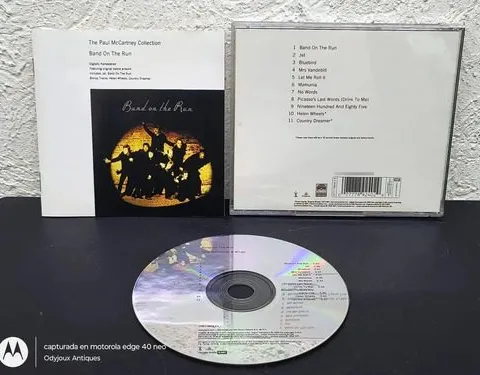 Cd The Paul Mccartney Collection - Band On The Run Emi 1993 Estándar