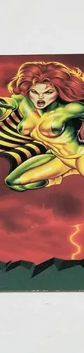 Tarjeta Fleer Ultra X-force #118 Siryn Marvel Comics 1995 — Coleccionables vintage, años 90s (foto 3)