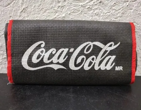 Bolsa Mágica Ecologica Coca Cola Tipo Cartera Original Negro Y Rojo Logo Coca Cola