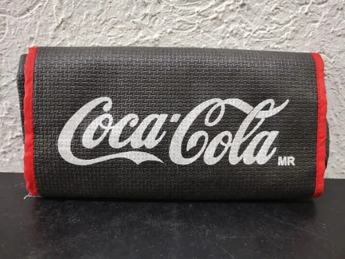 Bolsa Mágica Ecologica Coca Cola Tipo Cartera Original Negro Y Rojo Logo Coca Cola — Coleccionables vintage