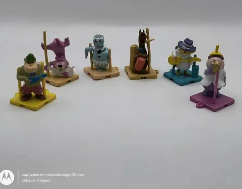 Lote Figuras Toons Rock Hanna Barbera Sonrics 6-pack Vintage