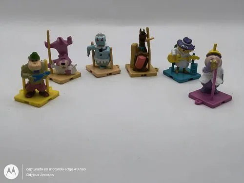 Lote Figuras Toons Rock Hanna Barbera Sonrics 6-pack Vintage — Coleccionables vintage