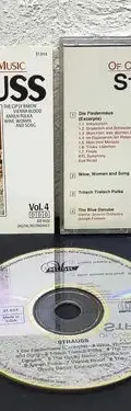 Cd Masters Of Classical Music Vol.4: Johann Strauss Usa 90's — Audio vintage, años 90s