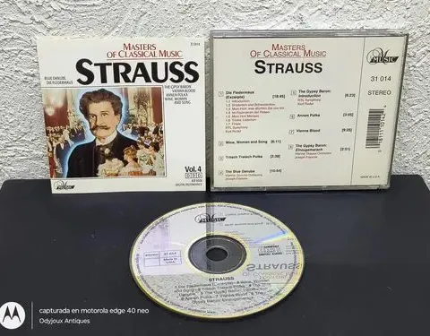 Cd Masters Of Classical Music Vol.4: Johann Strauss Usa 90's