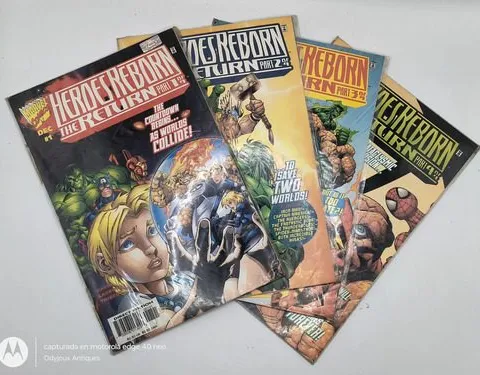 Comics Heroes Reborn The Return Marvel 1-4 Comp. En Inglés