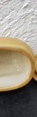 Alhajero De Cerámica Con Flor Marca Tapia Usado Naranja — Decoración vintage (foto 6)