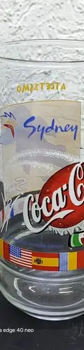 Vaso Coca Cola Olimpiadas Sydney 2000 Atletismo De Colección Transparente — Coleccionables vintage, años NOW (foto 8)