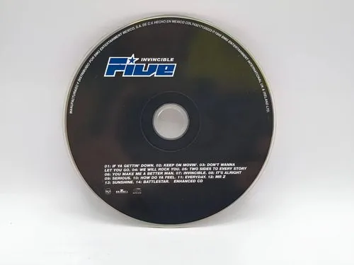 Cd Invicible - Five Año 1999  Bmg Solo Disco Original — Audio vintage, años 90s