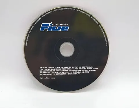Cd Invicible - Five Año 1999 Bmg Solo Disco Original