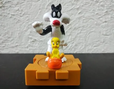 Silvestre Y Piolín Space Jam Looney Tunes Mc Donald's 1996