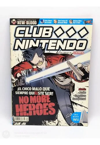Revista Club Nintendo Año 17 #3 No More Heroes Marzo Año2008 — Coleccionables vintage, años NOW