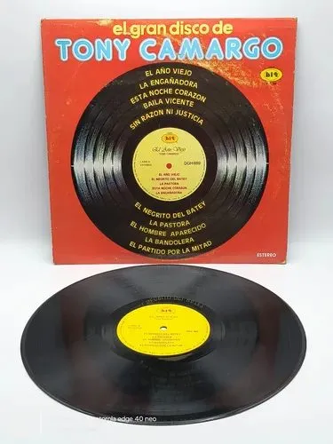 Disco Lp El Gran Disco De Tony Camargo El Año Viejo 1984 Estándar