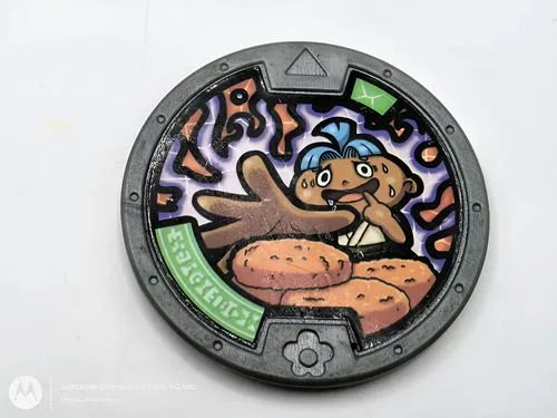 Medalla De Grubsnitch Yo-kai Para Reloj Juguete Anime Hasbro Gris Oscuro — Coleccionables vintage, años NOW