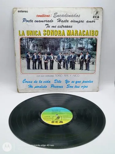 Disco Lp La Única Sonora Maracaibo Encadenados Melody 1978 Estándar