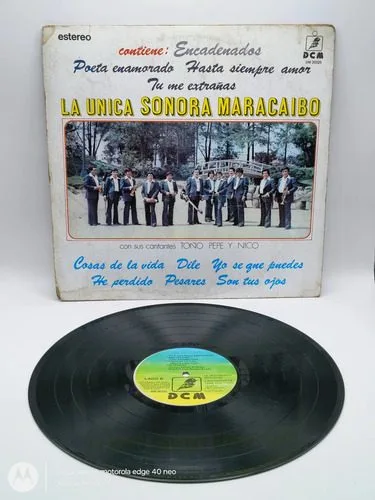 Disco Lp La Única Sonora Maracaibo Encadenados Melody 1978 Estándar — Audio vintage, años 70s