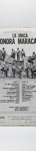 Disco Lp La Única Sonora Maracaibo Encadenados Melody 1978 Estándar — Audio vintage, años 70s (foto 3)