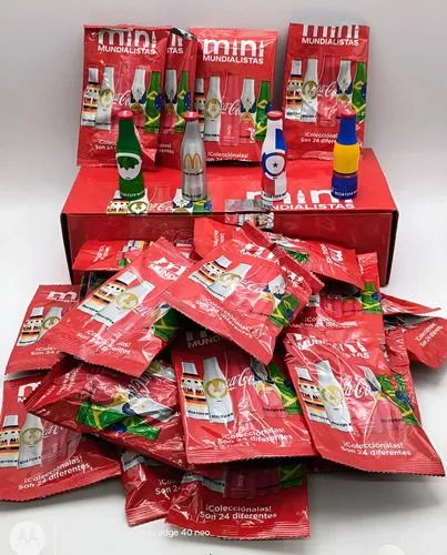 Mini Botellitas Mundialistas Coca Cola 2018 Caja Con 28pzas