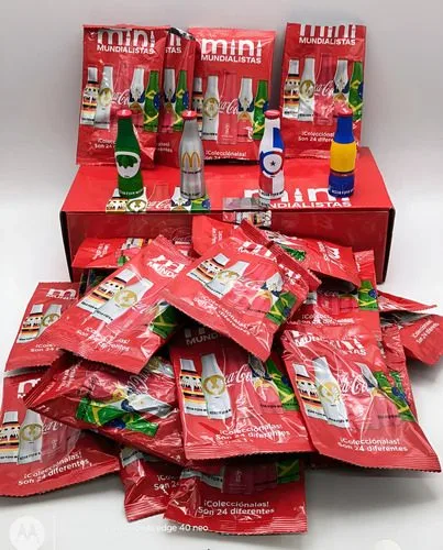 Mini Botellitas Mundialistas Coca Cola 2018 Caja Con 28pzas — Coleccionables vintage, años NOW