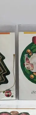 Decorines Coca Cola Colección Esferas Cartón Lote 7pz 90's — Coleccionables vintage, años 90s (foto 2)