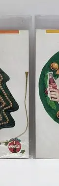 Decorines Coca Cola Colección Esferas Cartón Lote 7pz 90's — Coleccionables vintage, años 90s (foto 4)