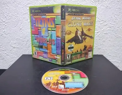 Star Wars Clone Wars & Tetris Worlds Xbox Clasico 2 En 1