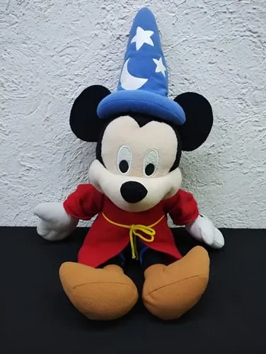 Peluche Mickey Mouse Mago Disney Fantasia Just Play Original Azul Con Rojo — Coleccionables vintage, años NOW