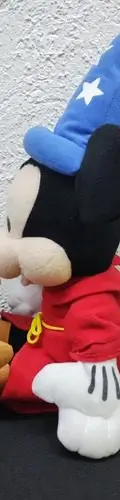 Peluche Mickey Mouse Mago Disney Fantasia Just Play Original Azul Con Rojo — Coleccionables vintage, años NOW (foto 5)