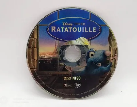 Dvd Película Ratatouille Disney Pixar Solo Disco Original