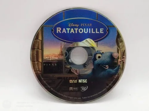 Dvd Película Ratatouille Disney Pixar Solo Disco Original — Video vintage, años NOW