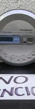 Discman Panasonic Sl-sv550 Fm/am Retro No Funciona Plateado — Audio vintage, años 90s
