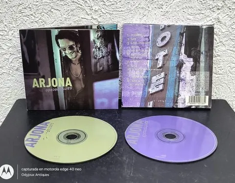 Cd Ricardo Arjona Santo Pecado 2002 Sony Music Cd + Vcd Pack Edición Limitada