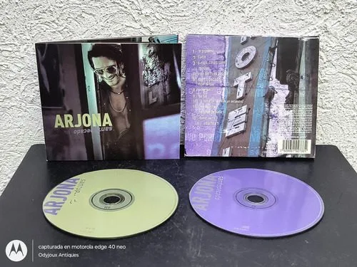 Cd Ricardo Arjona Santo Pecado 2002 Sony Music Cd + Vcd Pack Edición Limitada — Audio vintage, años NOW