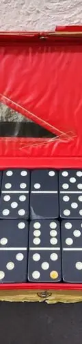Juego De Domino Dominoes Double Six Retro 80's Completo — Coleccionables vintage, años 80s