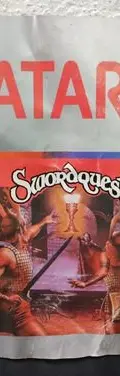 Manual Swordquest Atari 2600 Original — Gaming vintage, años 80s