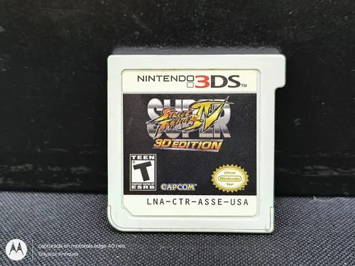 Super Street Fighter Iv 3d Edition Nintendo 3ds Cartucho — Gaming vintage, años NOW