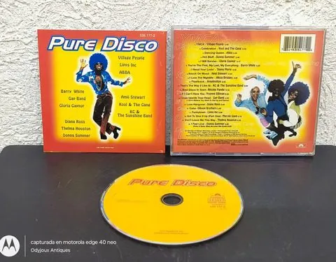 Cd Pure Disco 1-abba Thelma Barry White Varios Polygram 1996 Estándar