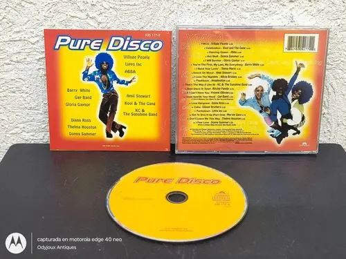 Cd Pure Disco 1-abba Thelma Barry White Varios Polygram 1996 Estándar — Audio vintage, años 90s